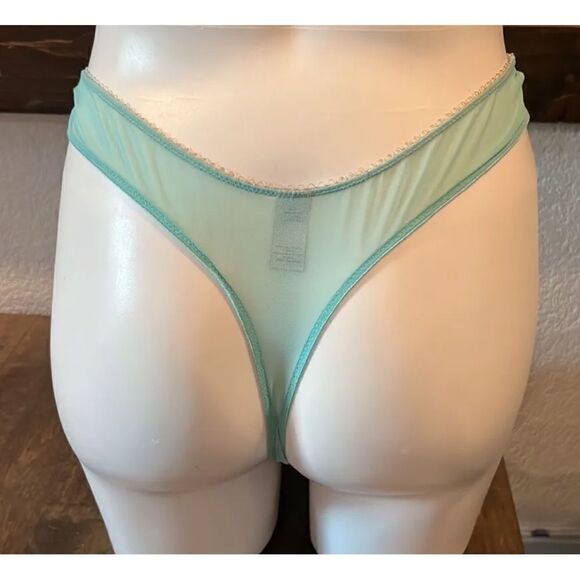 Vintage VICTORIA'S SECRET  Dream Angels Thong Sz-Medium 2009 Silver tag - Picture 5 of 13